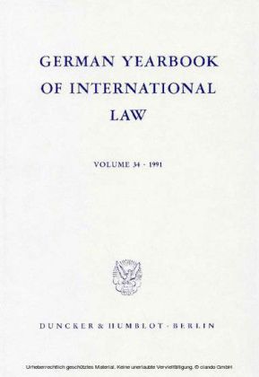 German Yearbook of International Law / Jahrbuch für Internationales Recht.