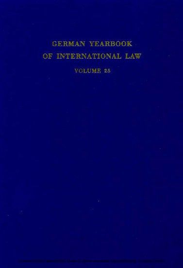 German Yearbook of International Law / Jahrbuch für Internationales Recht. main product photo