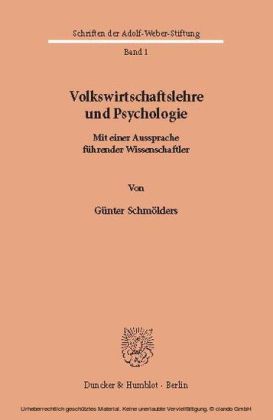 Volkswirtschaftslehre und Psychologie.