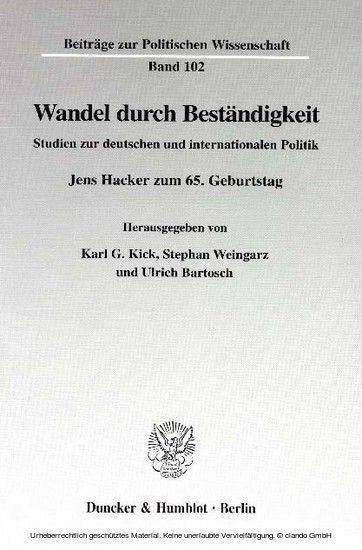 Wandel durch Beständigkeit. main product photo