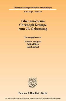 Liber amicorum Christoph Krampe zum 70. Geburtstag.