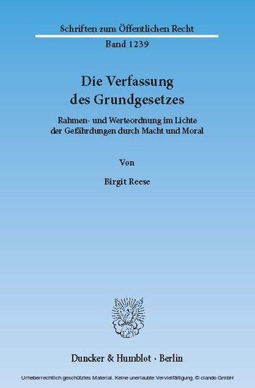 Die Verfassung des Grundgesetzes. main product photo