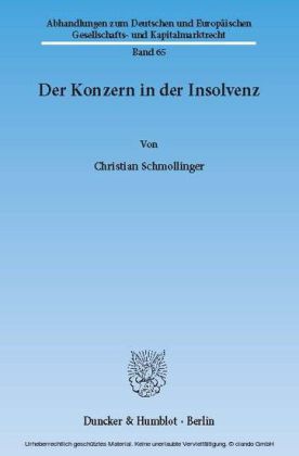 Der Konzern in der Insolvenz.
