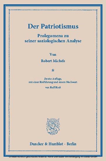 Der Patriotismus. main product photo