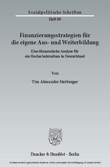 Finanzierungsstrategien für die eigene Aus- und Weiterbildung. main product photo