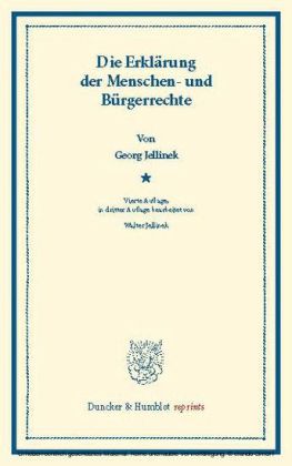Die Erklärung der Menschen- und Bürgerrechte.