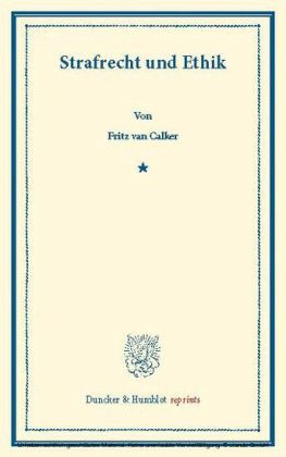 Strafrecht und Ethik.