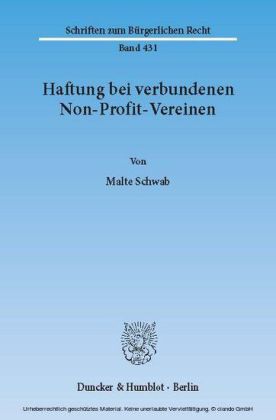 Haftung bei verbundenen Non-Profit-Vereinen.