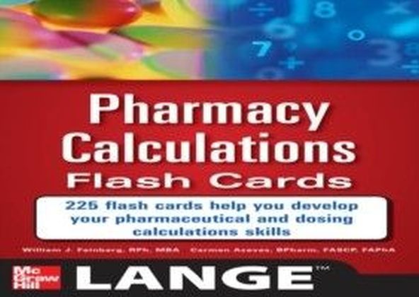 Pharmacy Calculations Flash Cards main product photo