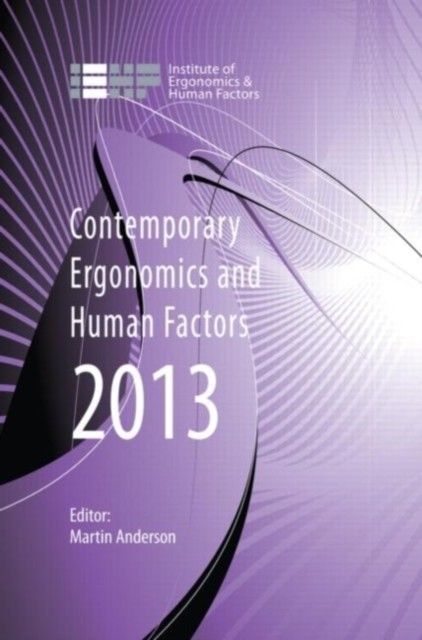 Contemporary Ergonomics and Human Factors 2013 main product photo