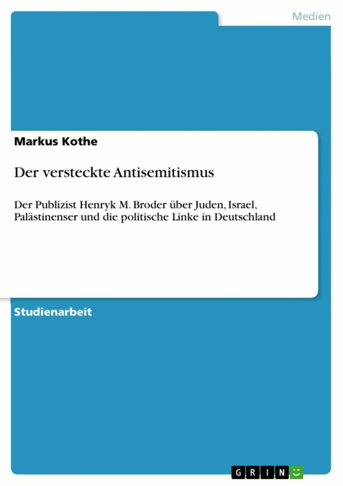 Der versteckte Antisemitismus main product photo