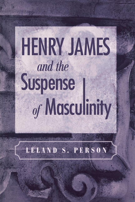 Henry James and the Suspense of Masculinity main product photo