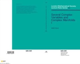 Several Complex Variables and Complex Manifolds I
