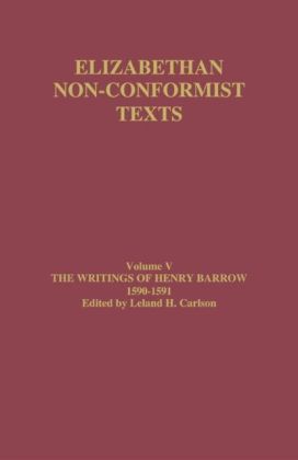 Writings of Henry Barrow, 1590-91