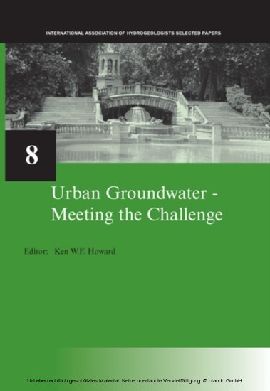 Urban Groundwater, Meeting the Challenge main product photo