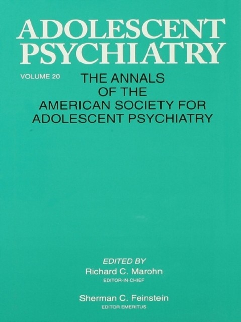 Adolescent Psychiatry, V. 20 main product photo