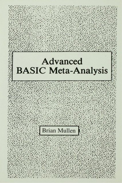 Advanced Basic Meta-analysis main product photo