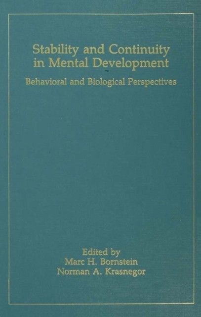 Stability and Continuity in Mental Development main product photo