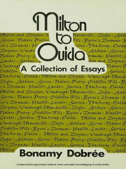 Milton to Ouida main product photo