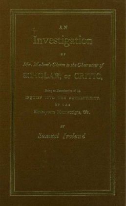 Investigation into Mr. Malone's Claim to Charter of Scholar