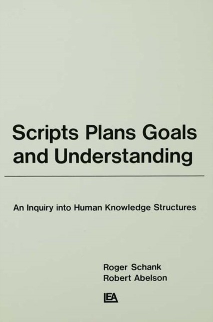 Scripts, Plans, Goals, and Understanding main product photo