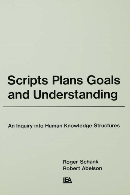 Scripts, Plans, Goals, and Understanding main product photo