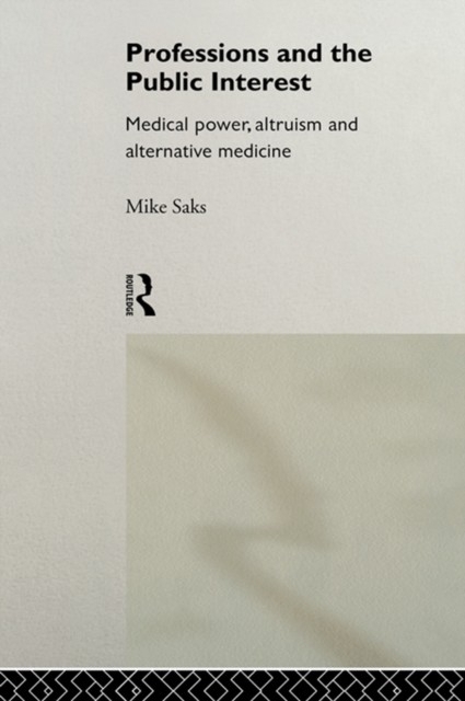 Professions and the Public Interest main product photo