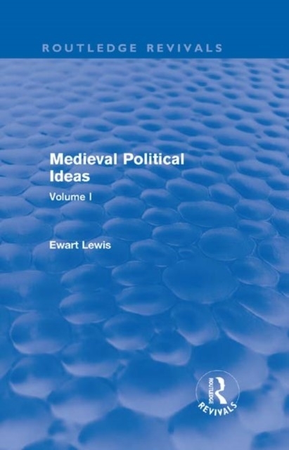 Medieval Political Ideas (Routledge Revivals) main product photo