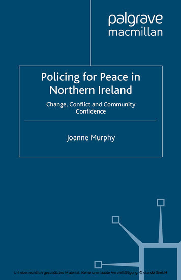 Policing for Peace in Northern Ireland main product photo