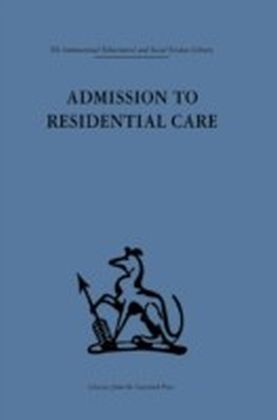 Admission to Residential Care