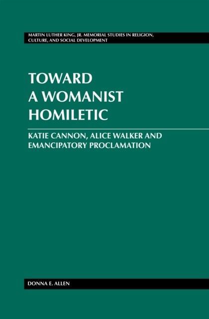 Toward a Womanist Homiletic main product photo
