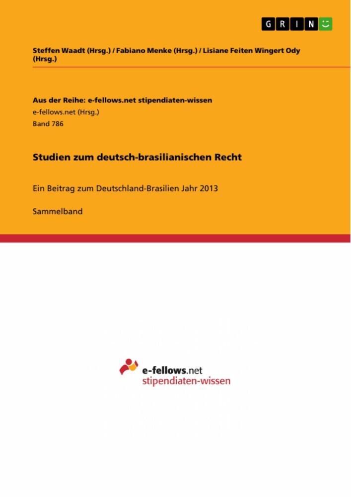 Studien zum deutsch-brasilianischen Recht main product photo