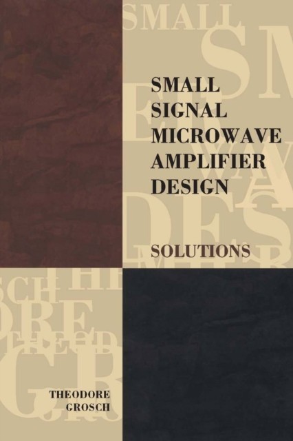 Small Signal Microwave Amplifier Design main product photo