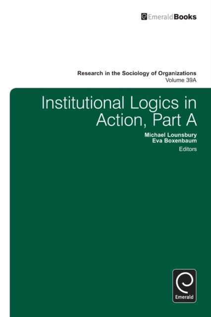 Institutional Logics in Action main product photo