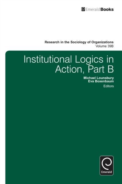 Institutional Logics in Action main product photo