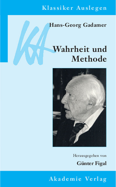 Hans-Georg Gadamer: Wahrheit und Methode main product photo