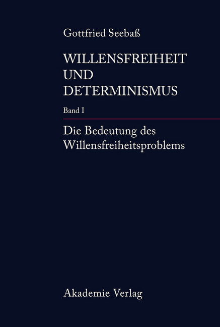Die Bedeutung des Willensfreiheitsproblems main product photo
