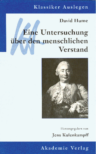 David Hume: Eine Untersuchung über den menschlichen Verstand main product photo