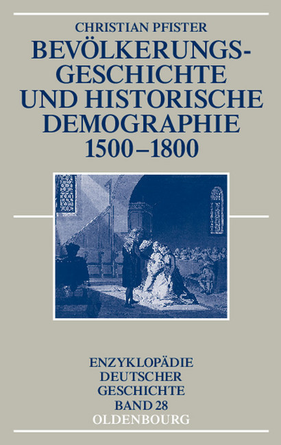 Bevölkerungsgeschichte und historische Demographie 1500-1800 main product photo