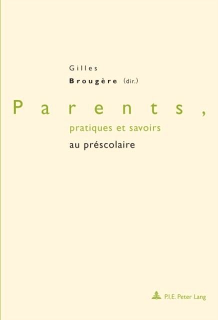 Parents, pratiques et savoirs au prescolaire main product photo