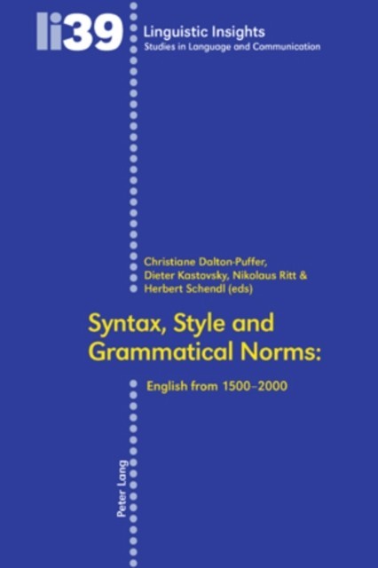 Syntax, Style and Grammatical Norms main product photo