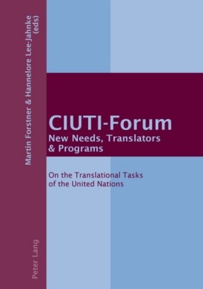CIUTI-Forum New Needs, Translators & Programs