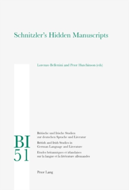 Schnitzler's Hidden Manuscripts main product photo