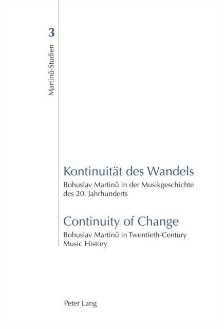 Kontinuitaet des Wandels Continuity of Change main product photo