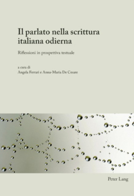 Il parlato nella scrittura italiana odierna main product photo