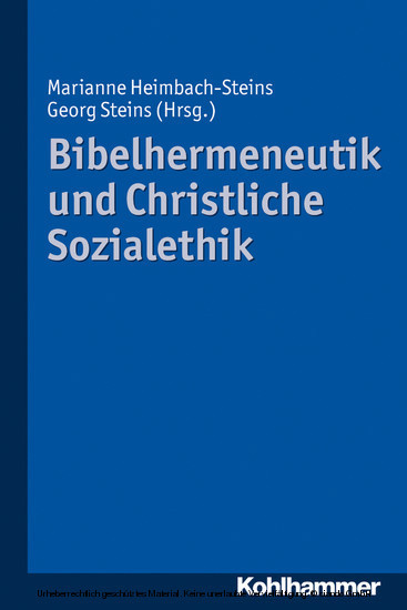 Bibelhermeneutik und Christliche Sozialethik main product photo