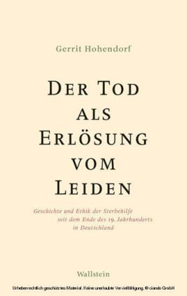 Der Tod als Erlösung vom Leiden