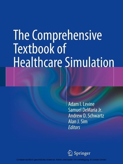 The Comprehensive Textbook of Healthcare Simulation main product photo