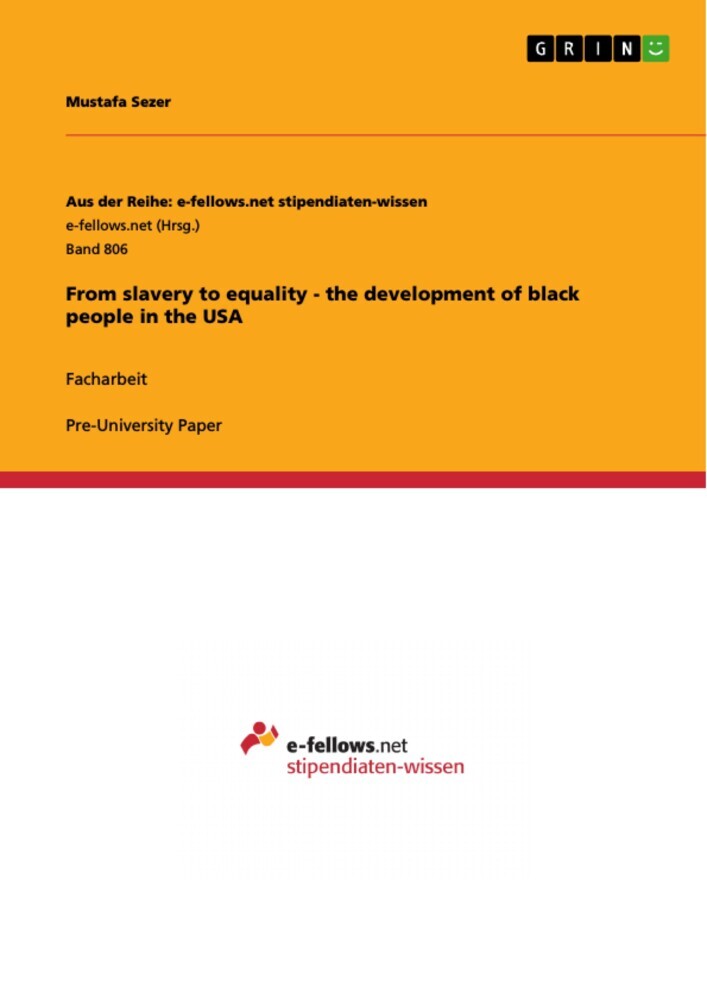 From slavery to equality - the development of black people in the USA main product photo