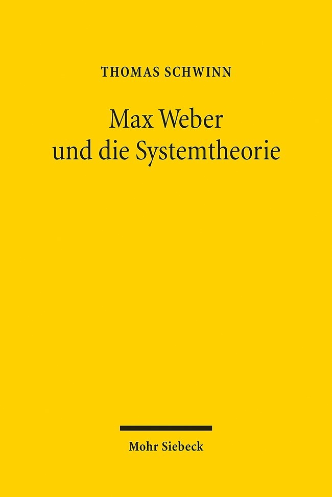 Max Weber und die Systemtheorie main product photo